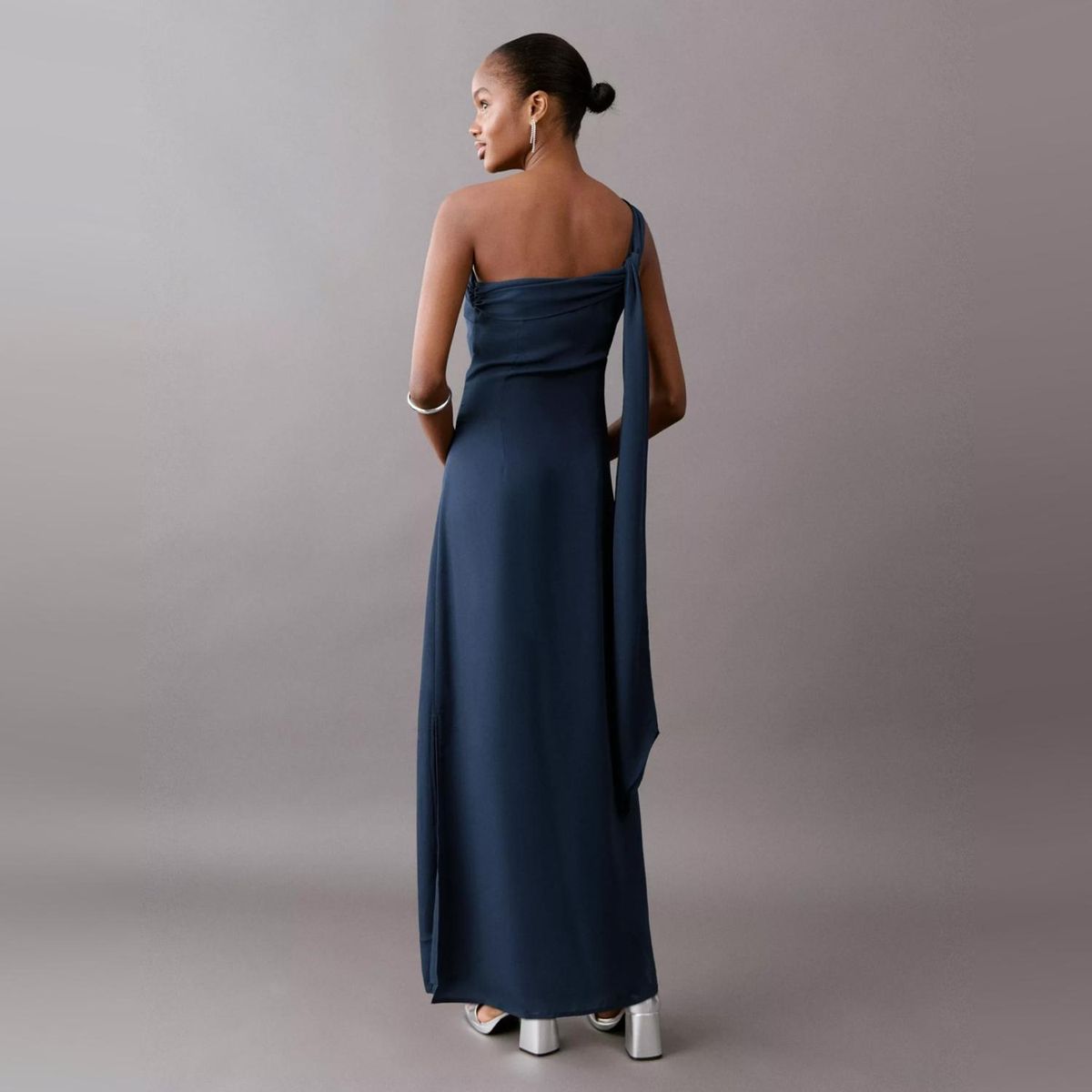 MANGO TEEN - Vestido Asimétrico Mujer Mango Teen