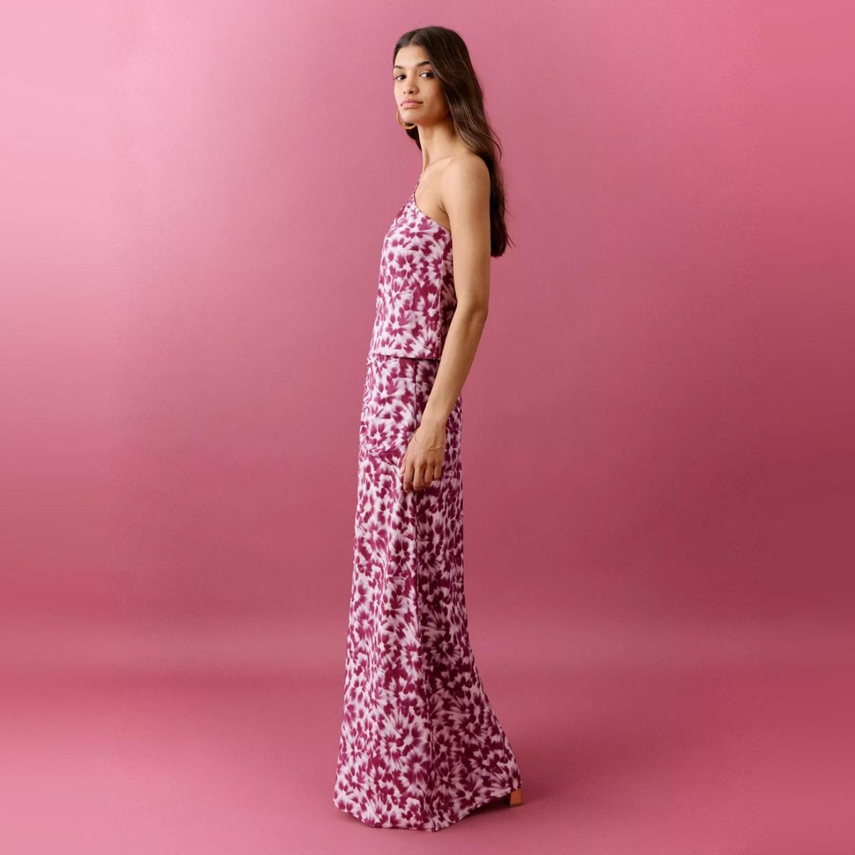 MANGO TEEN - Falda Estampada Cintura Fruncida Mujer Mango Teen