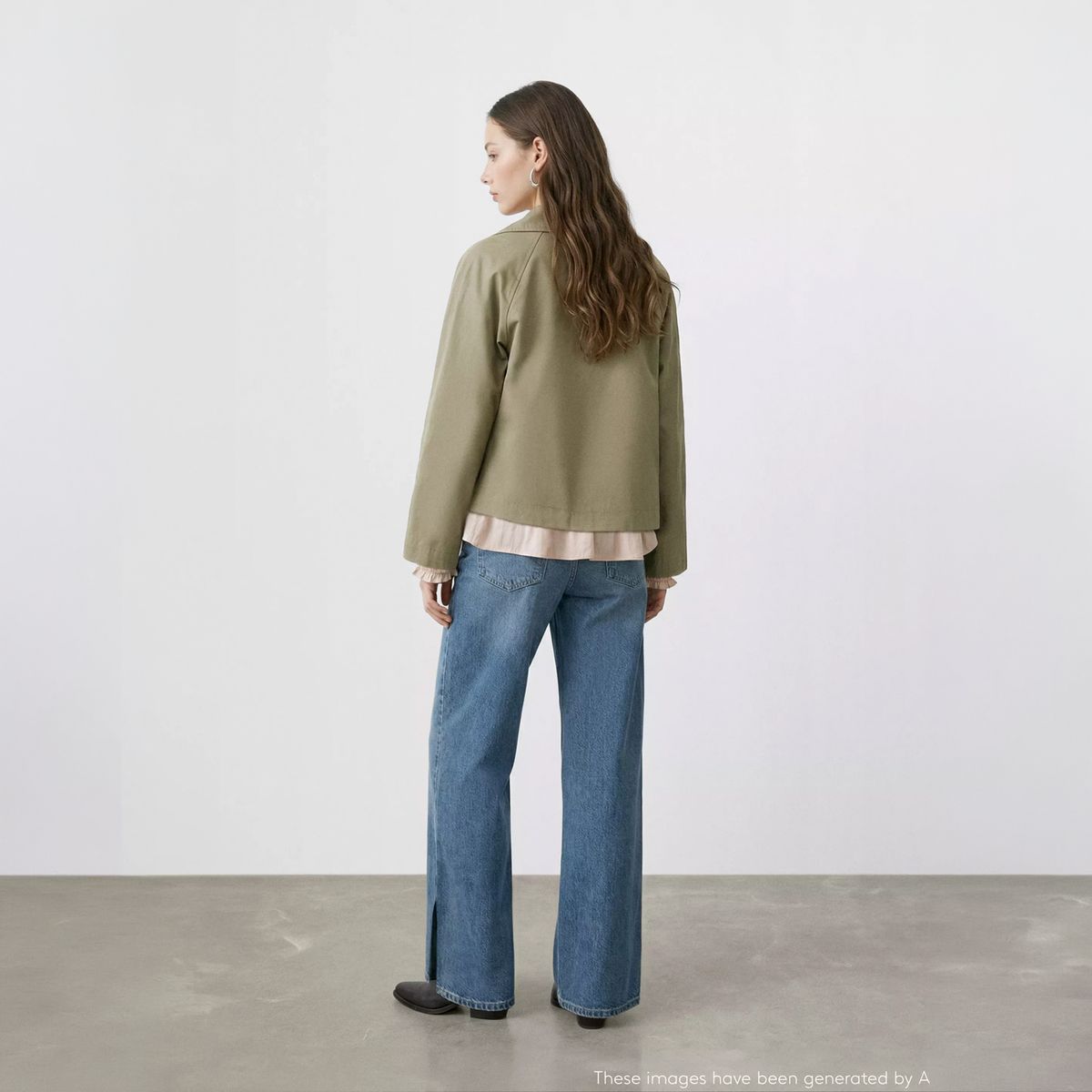 MANGO TEEN - Trench Crop Solapas Mujer Mango Teen