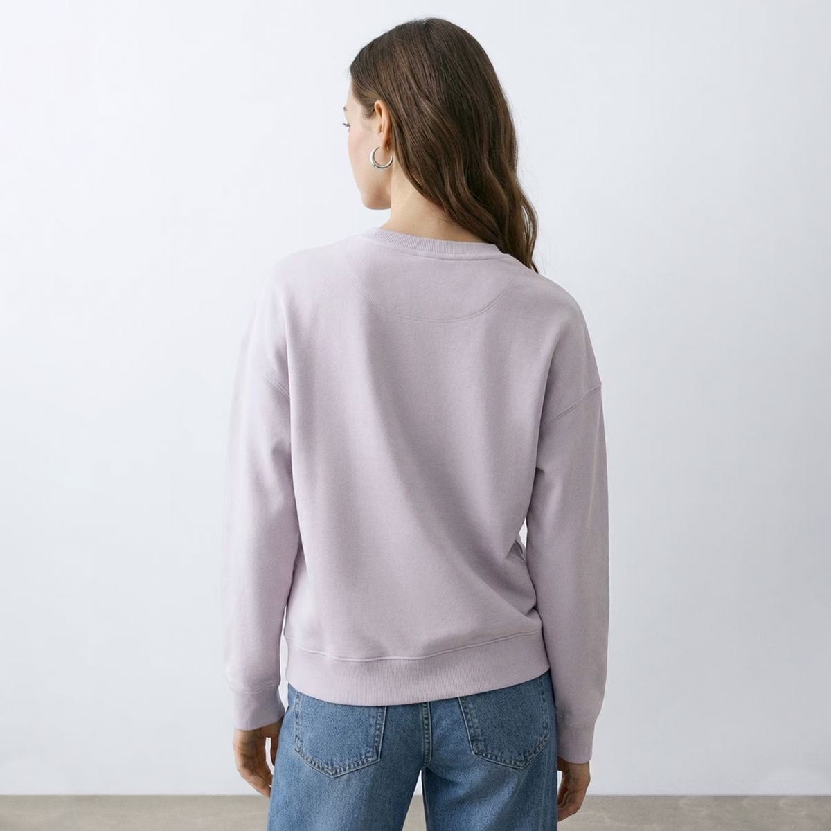 MANGO TEEN - Polerón Algodón Texto Mujer Mango Teen