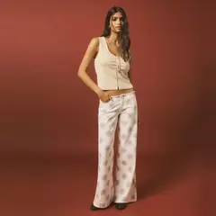 MANGO TEEN - Jeans Low Waist Estampados Mujer