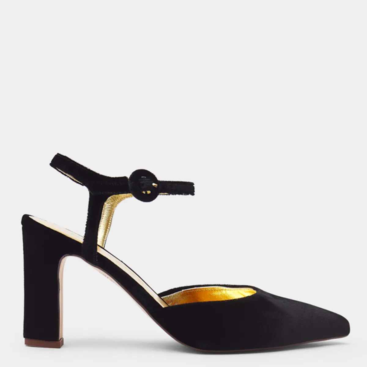 MI BOHEME - Zapato Formal Mujer Negro Velvet Mi Boheme