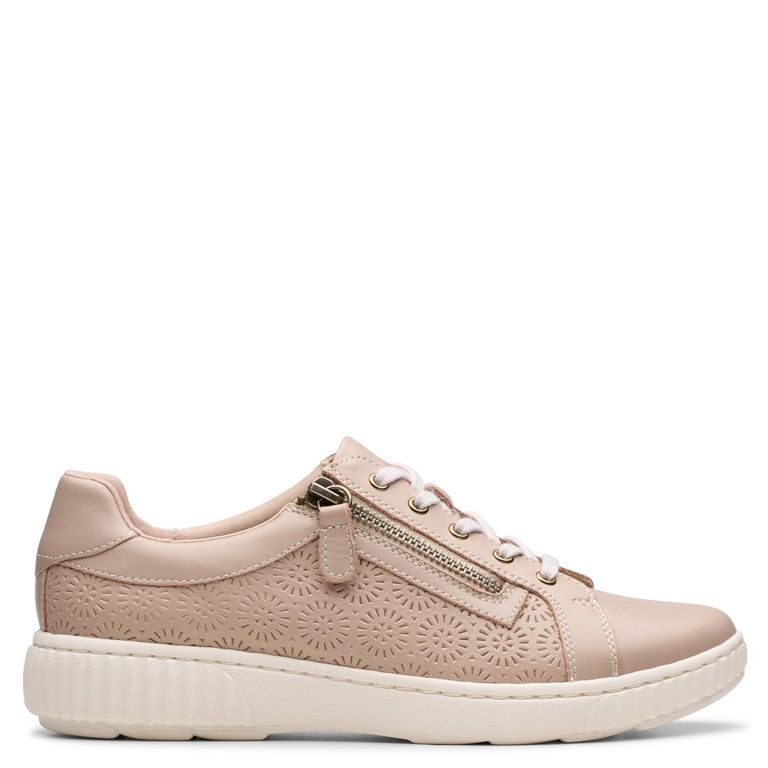 Caroline Rio Zapatilla Urbana Mujer Cuero Beige