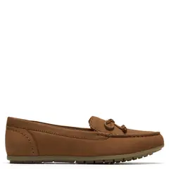 CLARKS - Zapato Casual Mujer Cuero Café