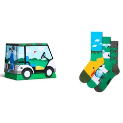 HAPPY SOCKS - Pack 3 Calcetines Golf Hombre
