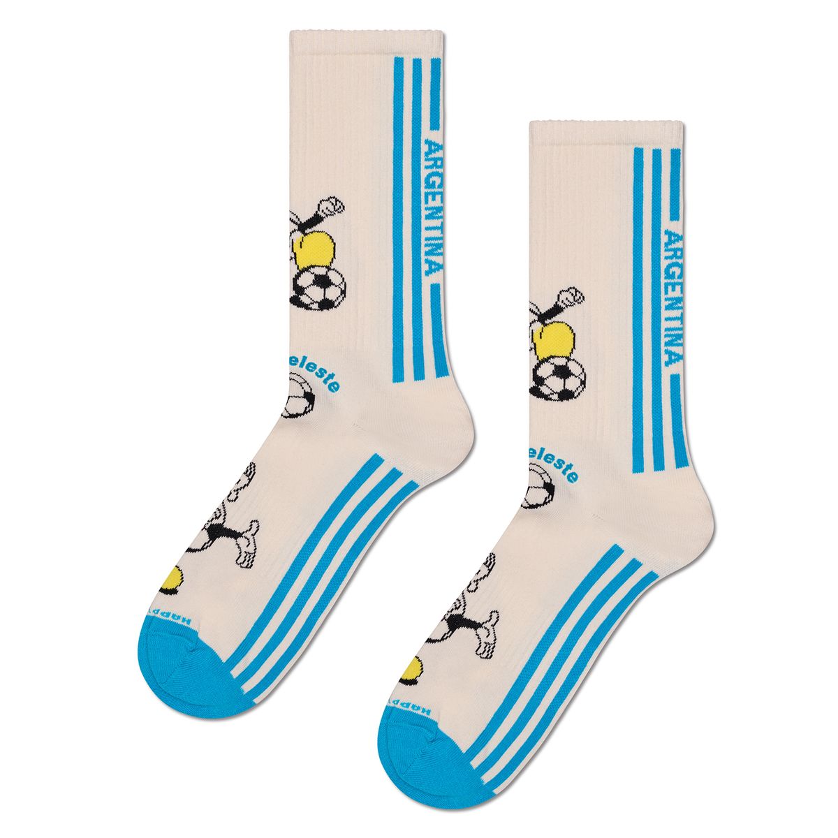 HAPPY SOCKS - Calcetín Algodón World Cup Argentina Hombre Happy Socks