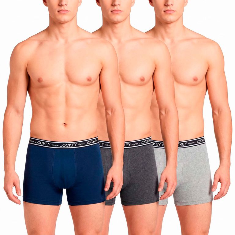 Boxer Hombre Pack 3 Algodón Stretch Ropa Interior