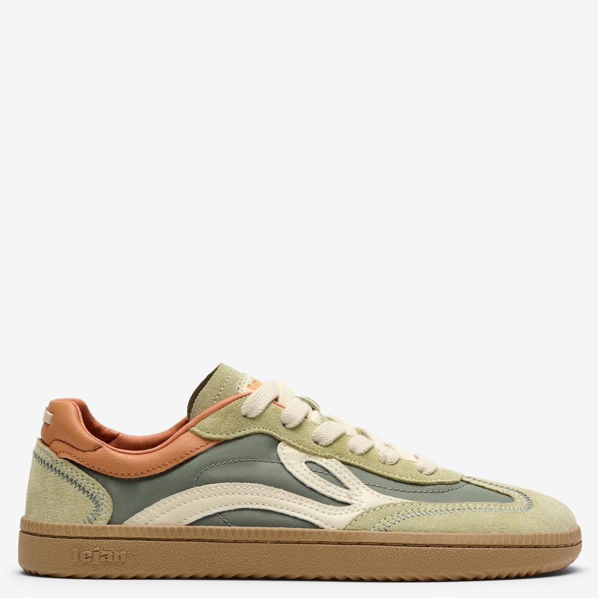 LEJAN - Zapatilla Urbana Mujer Barefoot Verde Lejan One