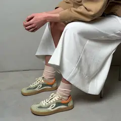 LEJAN - Zapatilla Urbana Mujer Barefoot Verde One