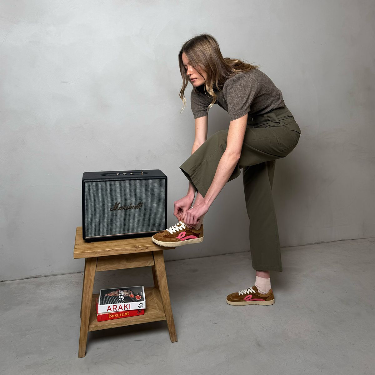 LEJAN - Zapatilla Urbana Mujer Barefoot Café Lejan One