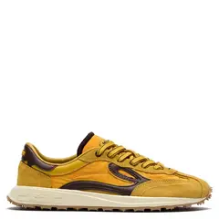 LEJAN - Zapatilla Urbana Mujer Barefoot Amarillo Retro