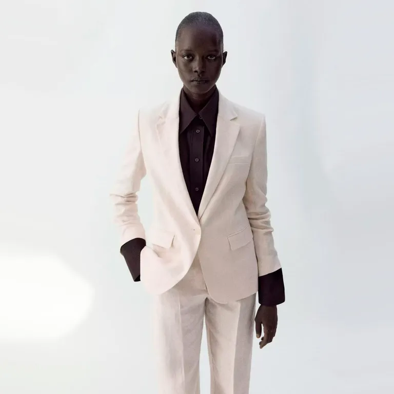 Blazer Traje Lino Mujer