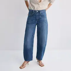 MANGO - Jeans Bet Balloon Tiro Alto Mujer