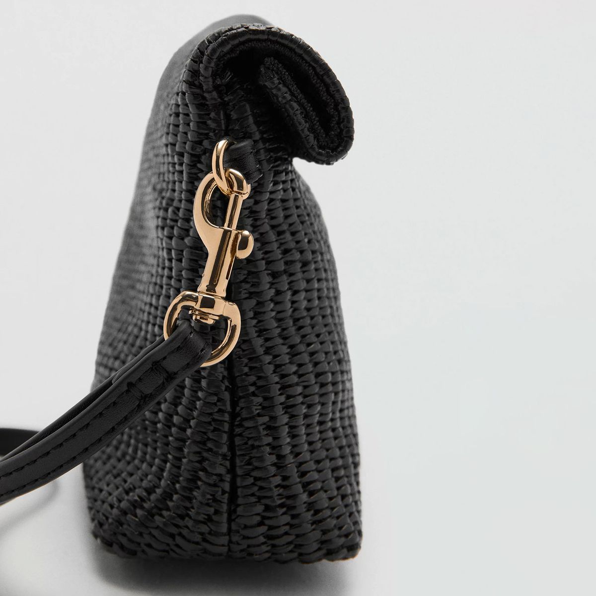 MANGO - Monedero Solapa Botón Mujer Mango
