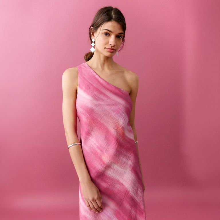 Vestido Tie-Dye Asimétrico Mujer Teen