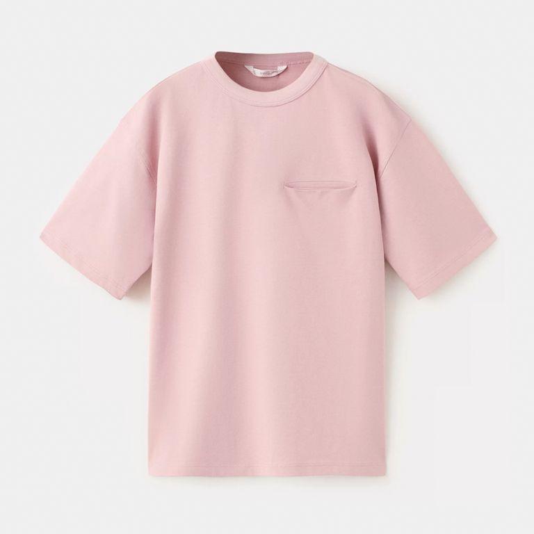 Polera Algodón Detalle Bolsillo Niño