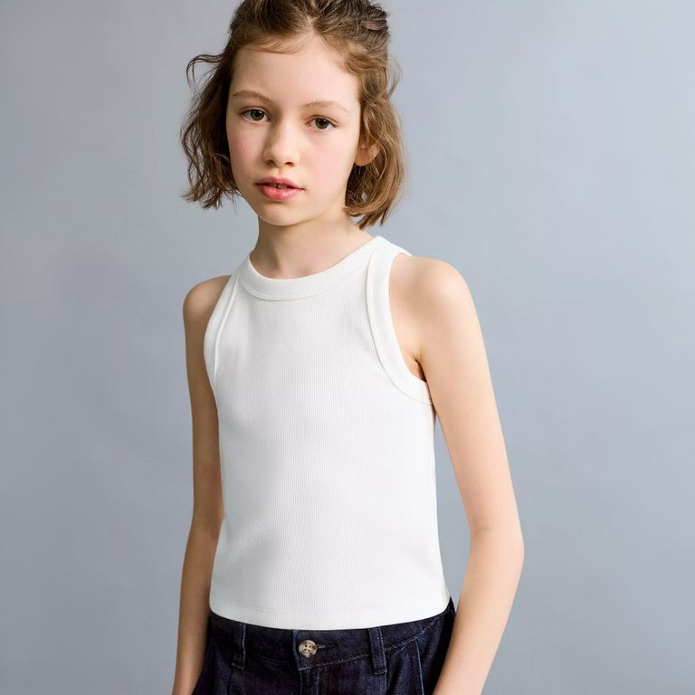 Top Canalé Algodón Niña