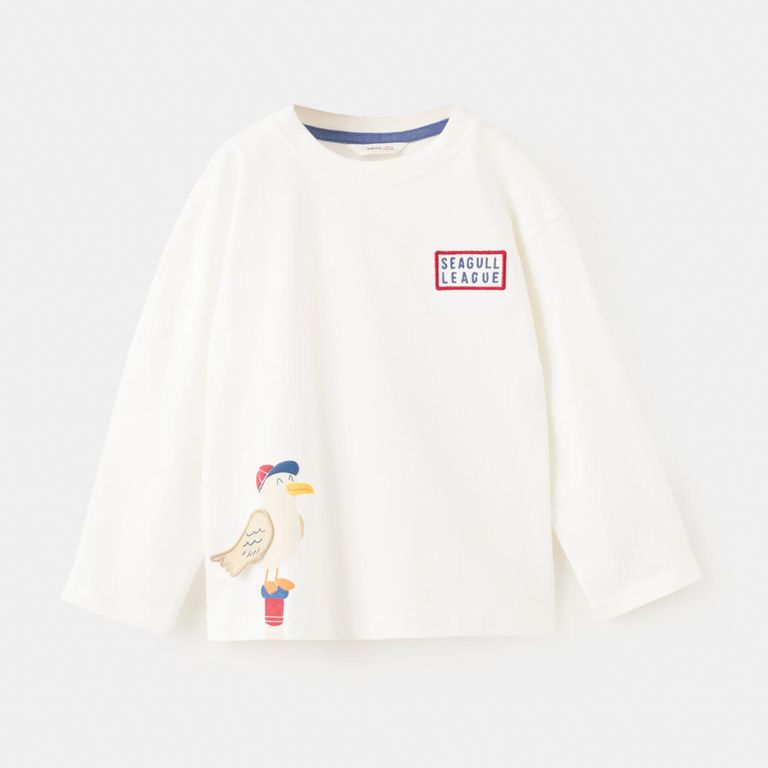 Polera Algodón Estampada Bebé Niño