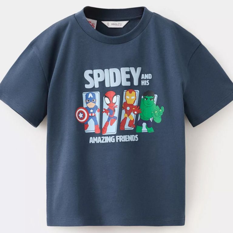 Polera Algodón Spidey Bebé Niño