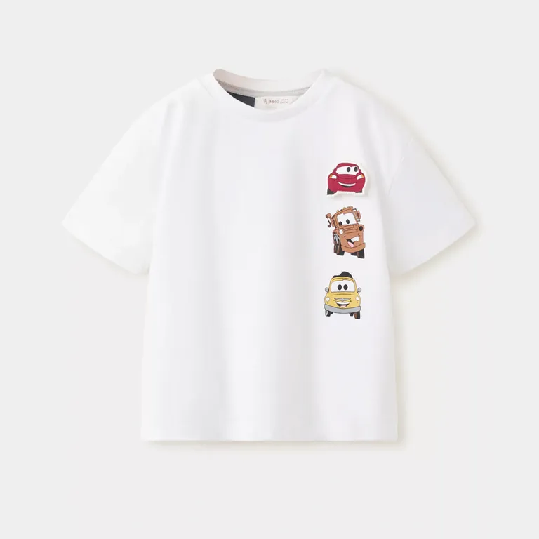 Polera Algodón Cars Bebé Niño