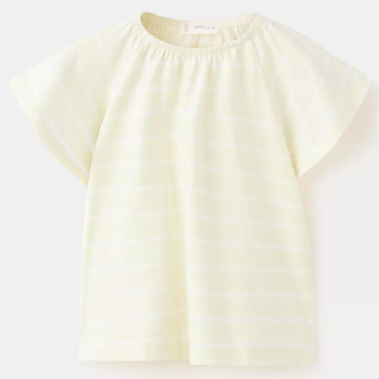 Polera Algodón Rayas Bebé Niña