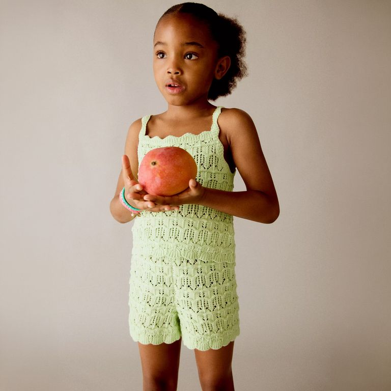Shorts Punto Calado Bebé Niña