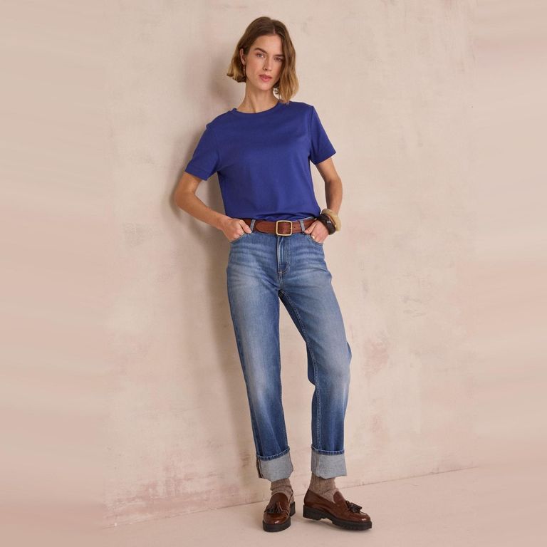 Jeans Cropped Mujer