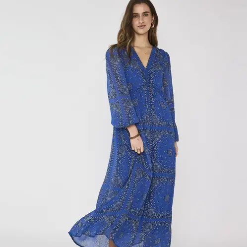 MAISON 123 - Vestido Estampado Mujer