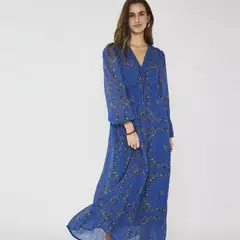 MAISON 123 - Vestido Estampado Mujer 123
