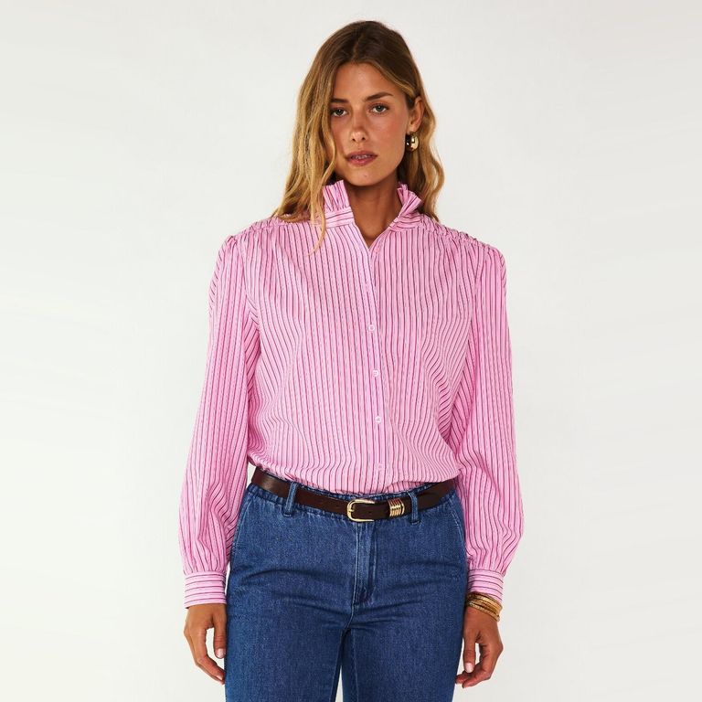 Blusa Rayas Mujer