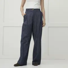 DIXIE - Pantalón Rayas 100% Algodón Mujer