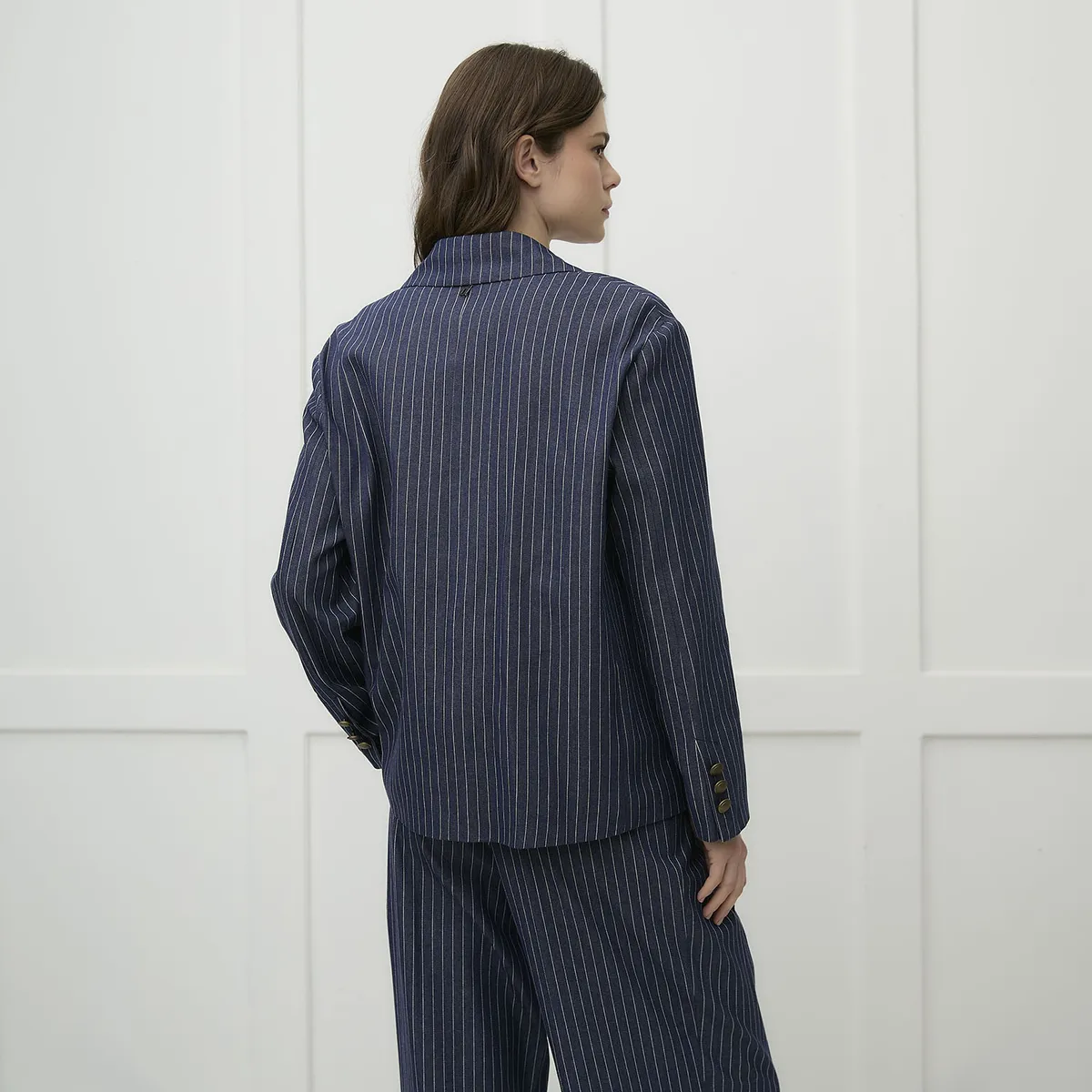 DIXIE - Blazer Rayas 100% Algodón Mujer Dixie
