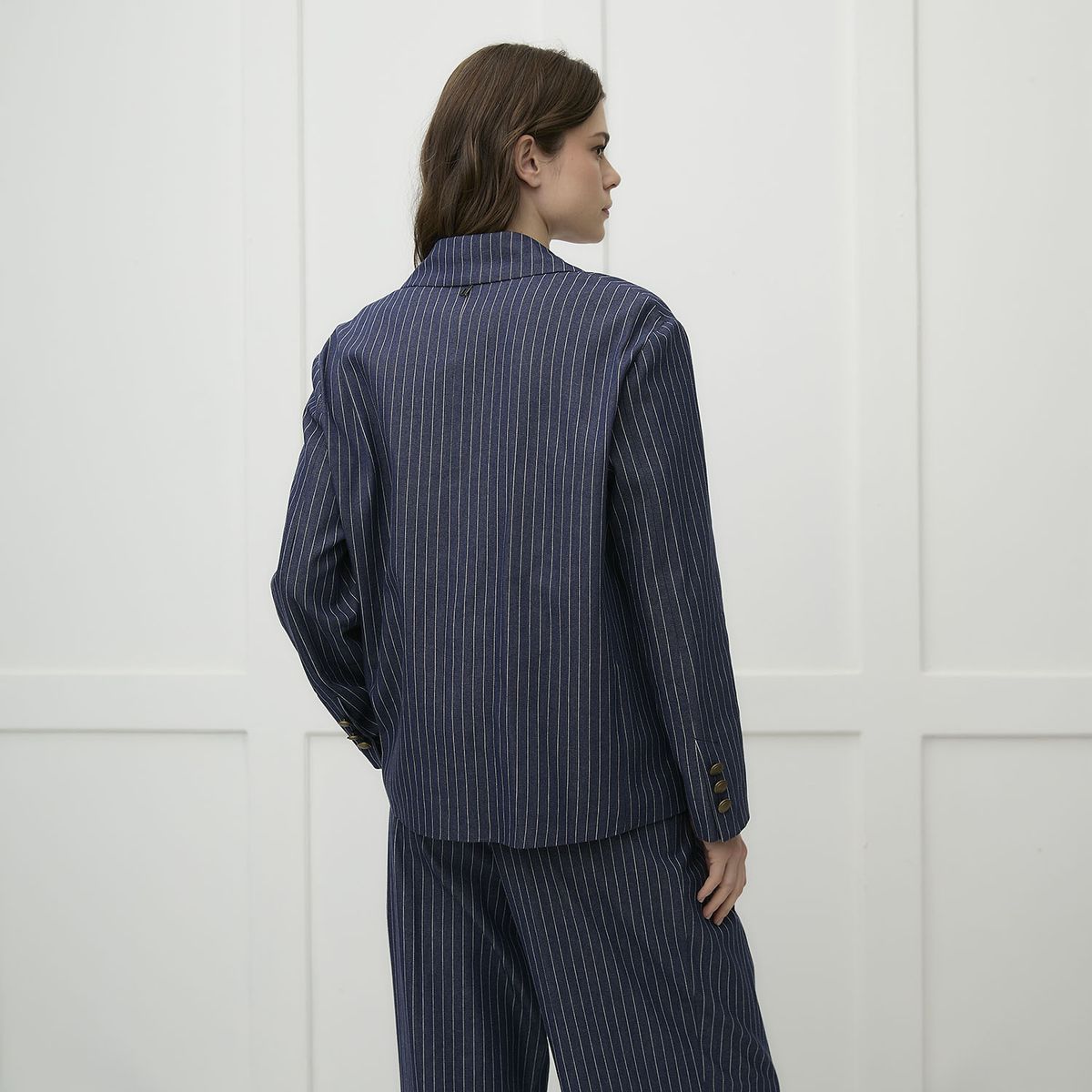 DIXIE - Blazer Rayas 100% Algodón Mujer Dixie