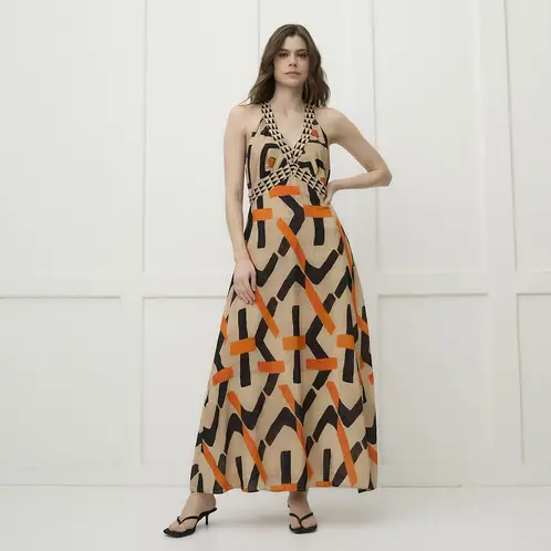 DIXIE - Vestido Estampado  Mujer