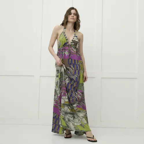 DIXIE - Vestido Estampado Mujer