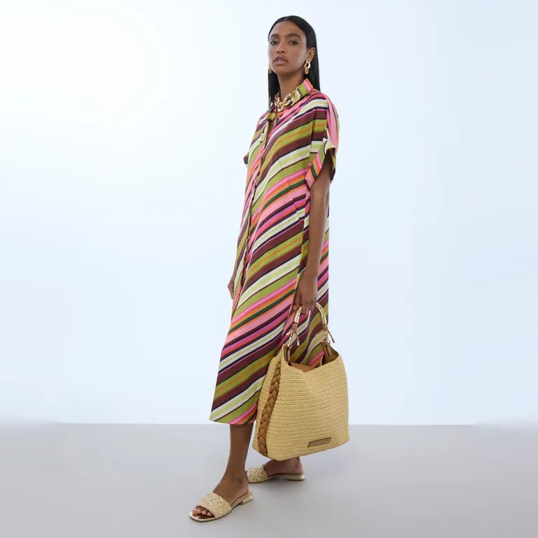 Vestido Rayas Mujer