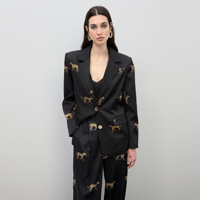 Blazer Estampado Mujer