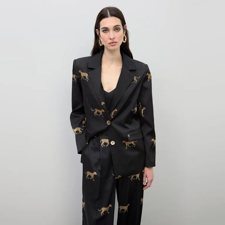 Blazer Estampado Mujer