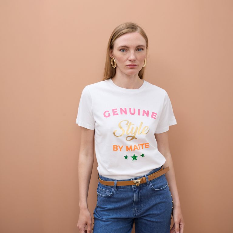 Polera Estampada 100% Algodón Mujer