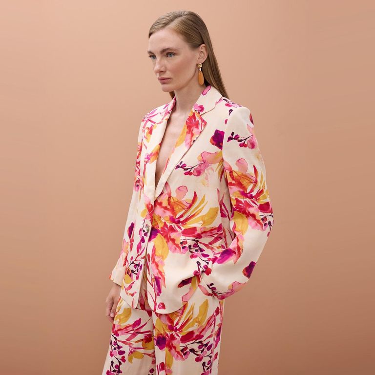 Blazer Estampado Mujer