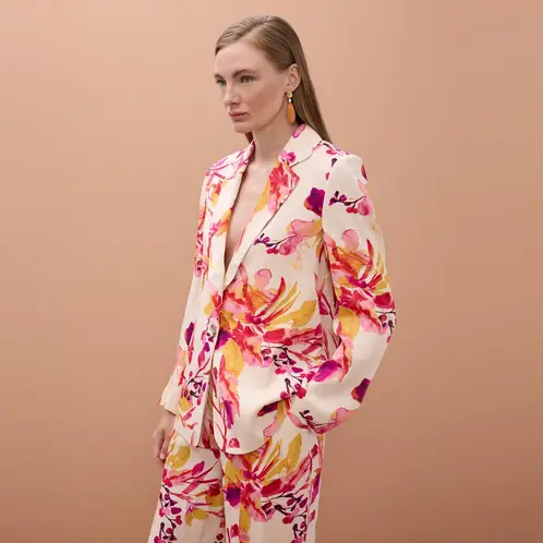 LOLA CASADEMUNT - Blazer Estampado Mujer