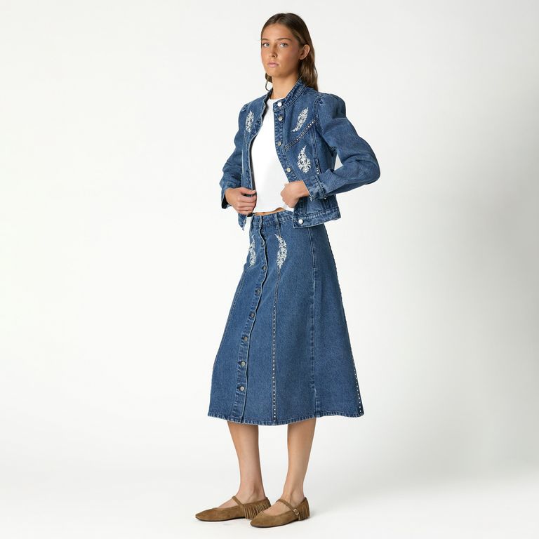 Chaqueta Bordada Mujer