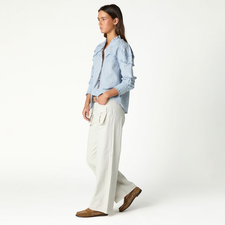 Blusa Rayas 100% Algodón Mujer