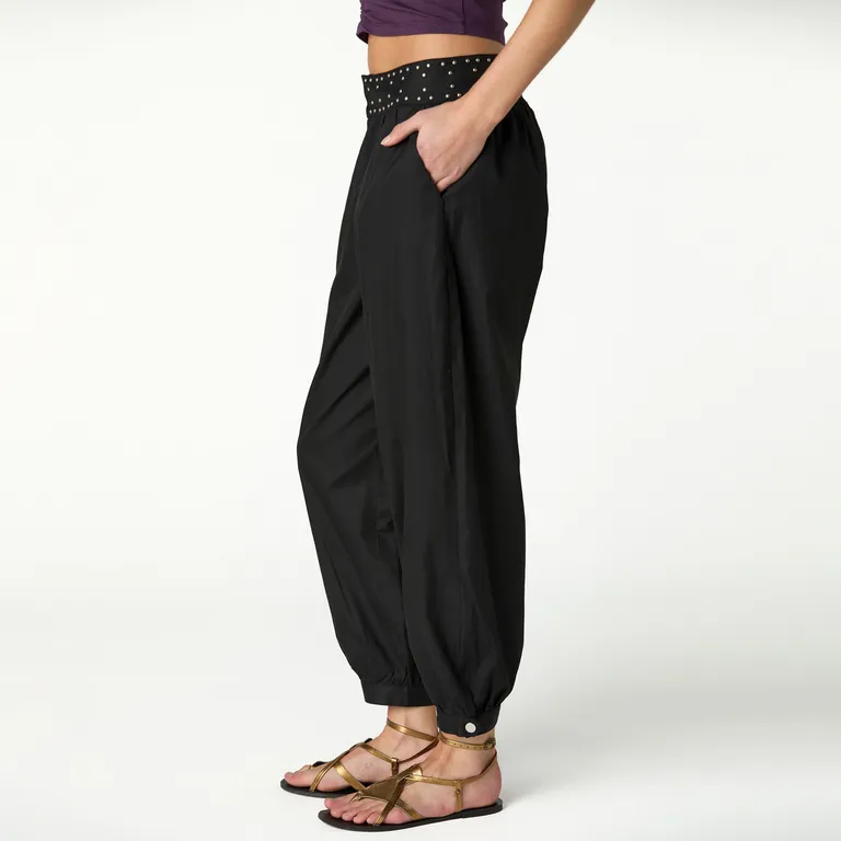 Pantalón Cintura Tachas Mujer