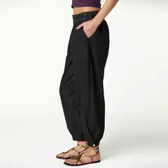 NICOLI - Pantalón Cintura Tachas Mujer