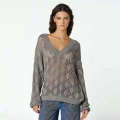 NICOLI - Sweater Punto Brillo Mujer