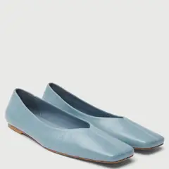 AUGUSTA - Ballerina Mujer Cuero Celeste