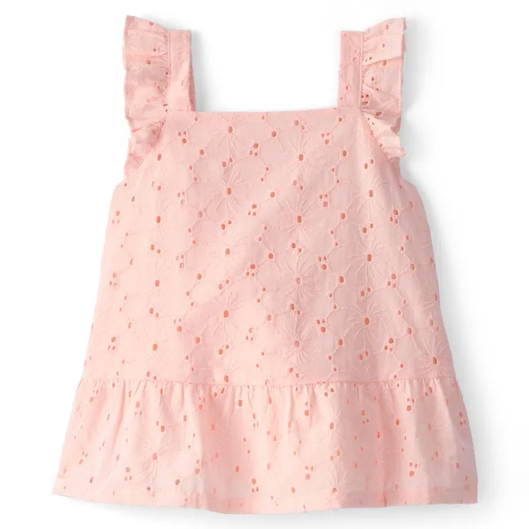 Blusa Broderie Niña 2 A 5 Años