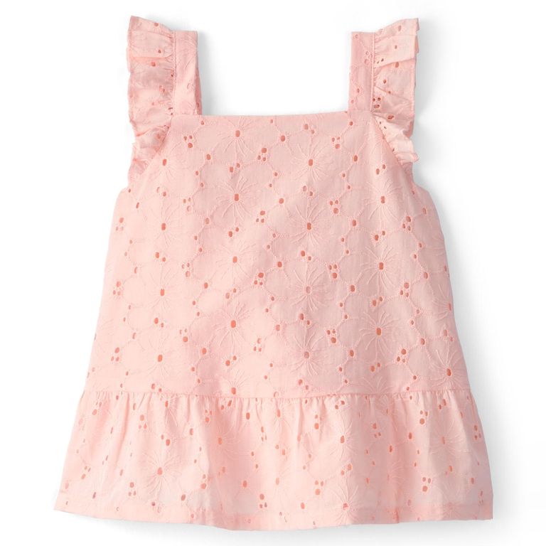 Blusa Broderie Niña 2 A 5 Años