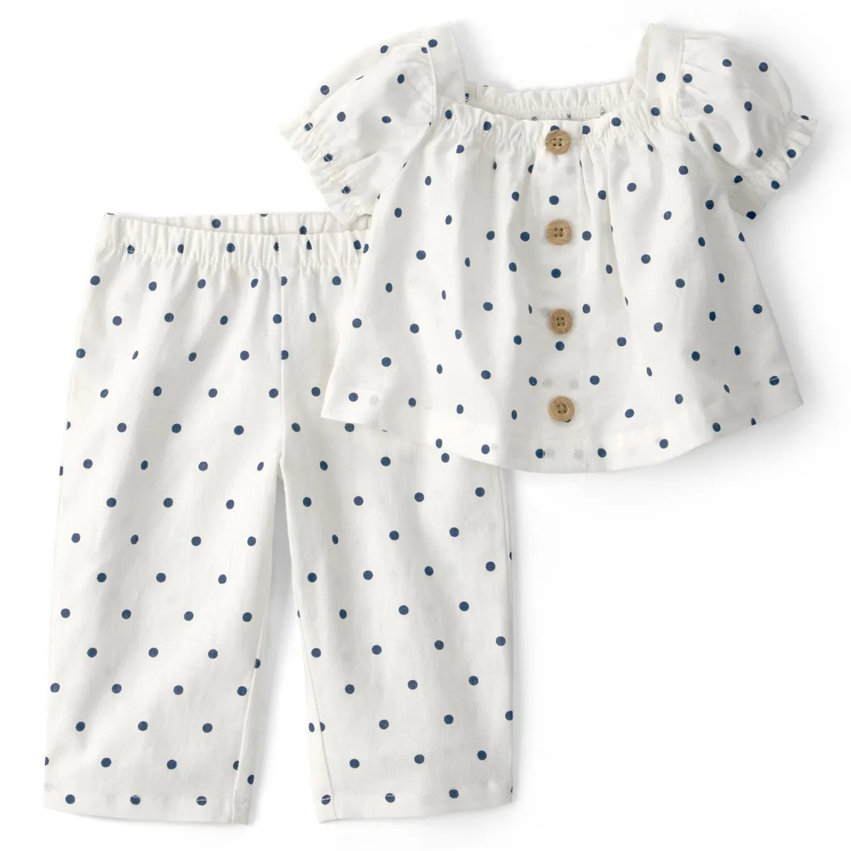 CARTER'S - Conjunto 2 Piezas Blusa y Pantalón Bebé Niña Carter´s
